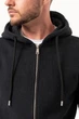 Спортивна флісова кофта на блискавці K.O.R 853 Чорний (No37 black) 2XL - зображення 6