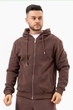 Спортивна флісова кофта на блискавці K.O.R 853 Кавовий (No36 coffee) XL - зображення 1