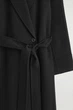 Пальто жіноче COS belted double-faced wool long coat 1288165001 XS Чорний - изображение 7