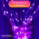 Розумна гірлянда Smart RGB 200 LED з кільцем та 10 нитками по 2 м, Новорічна світлодіодна гірлянда від USB з керуванням через смартфон і пульт, синхронізацією з музикою та 500+ режимами світіння, Різнокольоровий - зображення 5