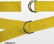 Ремень для йоги EasyFit 183х3.8 см Жёлтый (56003797) - изображение 8