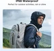 Поисковый брелок UGREEN FT207 FineTrack Mini Duo 2 GPS-трекер, интеллектуальный Bluetooth-локатор предметов для iOS (Apple Find My) и Android (Find Hub), бирка для защиты от потери сумок и ключей Black (85677) - изображение 8