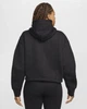 Худі жіноче Nike W Nsw Tch Flc Os Hdy FV6322-010 S-Tall Чорне - зображення 2