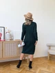 В’язана сукня міді MIRABEL, колір Смарагд розмір One Size - зображення 11