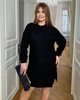 Вʼязана сукня OLIVIA, колір Чорний, розмір One Size - изображение 12