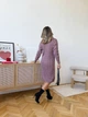 В’язана сукня міді MIRABEL, колір Темна пудра розмір One Size - зображення 12