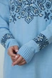 Вʼязана сукня вишиванка PTASHKA колір Блакитний, розмір One Size - изображение 4