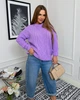 Жіночий вʼязаний светр DARINA, колір Бузок, розмір One Size - изображение 6