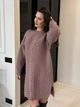 Вʼязана сукня OLIVIA, колір Темна пудра, розмір One Size - изображение 9