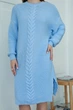 Вʼязана сукня OLIVIA, колір Блакитний, розмір One Size - изображение 5