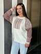 Вʼязаний светр ВАСИЛИНА, колір Молоко , розмір One Size - изображение 9