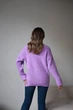 Жіночий вʼязаний светр LUNA, колір Бузок, розмір One Size - изображение 9