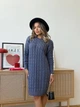 В’язана сукня міді MIRABEL, колір Джинс озмір One Size - зображення 10