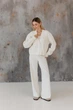 Жіночі в'язані штани Олівія ART KNIT молочні, L-XL 046150 - зображення 5