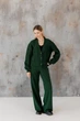 Жіночі в'язані штани Олівія ART KNIT смарагд, L-XL 046154 - зображення 4