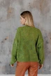 Кардиган жіночий Мереживо ART KNIT трав'яний, S-M 045750 - зображення 4