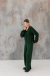 Жіночі в'язані штани Олівія ART KNIT смарагд, L-XL 046154 - зображення 5