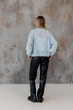 Кардиган жіночий Мереживо ART KNIT блакитний, S-M 045752 - зображення 6