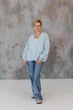 Кардиган жіночий Мереживо ART KNIT блакитний, S-M 045752 - зображення 9