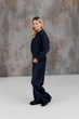 Жіночий в'язаний брюки TANGO ART KNIT Синя перлина, S-M 044076 - зображення 11