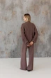 Жіночі в'язані штани Олівія ART KNIT шоколад, S-M 046155 - зображення 6