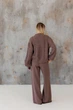 Жіночі в'язані штани Олівія ART KNIT шоколад, S-M 046155 - зображення 9