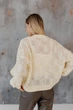 Кардиган жіночий Мереживо ART KNIT лимонний, S-M 045748 - зображення 6