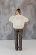 Кардиган жіночий Мереживо ART KNIT лимонний, S-M 045748 - зображення 9