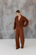 Жіночі в'язані штани Олівія ART KNIT кориця, S-M 046145 - зображення 4