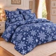 Комплект постільної білизни 200×220 см PERYNKA Winter Night з байки - зображення 2