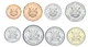 Набор монет Уганда набор из 8 монет 1987-2008 UNC 1, 2, 5, 10, 50, 100, 200, 500 шиллингов - изображение 2