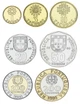 Набор монет Португалия набор из 7 монет 1998-2000 UNC 1, 5, 10, 20, 50, 100, 200 эскудо - изображение 2