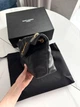 Жіноча сумка Saint Laurent Loulou Puffer 28*18*9 см чорна дута із золотою фурнітурою. - зображення 5