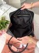 Жіноча сумка Miu Miu Beau Leather Bag 30*18*9 см чорна (Black) з м'якої шкіри, з тисненим логотипом, довгими ручками та декоративним шнурком. - изображение 7