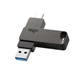 Флеш память USB Aigo A23 128GB USB 3.2 Gen2 + Type-C Grey - изображение 1
