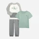 Детский комплект (свитшот + футболка + брюки) для мальчика Calvin Klein 735020519 92 см Разноцветный (1159847440) - изображение 3