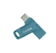 Флеш память USB SANDISK DDC3 512GB USB 3.2 Gen1 + Type-C Blue - изображение 1