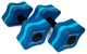 Гантели для аквафитнеса AQUA SPEED вспененный этиленвинилацетат 11x15x8 см синие - изображение 3