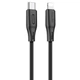 USB кабель Avantis AC-87 PD Силиконовый черный 1 метр Type-C до Lightning 27W - изображение 1