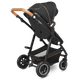 Универсальная коляска 2 в 1 Lionelo AMBER GREY GRAPHITE, люлька, прогулочный блок - изображение 5