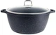 Кастрюля с крышкой Bohmann BH-7350-26-MRB 26 см 5 л серая - изображение 2