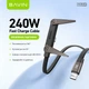 Кабель BAVIN U-CB430-CC SUPER FAST CHARGING 240W Type-C/Type-C 1.2M Black - изображение 7