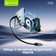 Сетевое зарядное устройство со встроенным кабелем Bavin PD 67W, USB-A 22.5W + кабель Type-C 70 см Gold (C-PC2089Y-C GD) - изображение 8