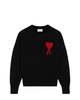 Светр AMI Paris Ami De Coeur Black M - зображення 1