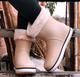 Женские теплые зимние резиновые полусапожки CROCS 41 р (26 см) бежевые - изображение 8