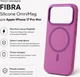 Чехол для смартфона Apple iPhone 17 Pro Max BeCover FIBRA Silicone OmniMag Purple (BC_716351) - изображение 2