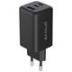 Сетевое зарядное устройство Proove Pocket GaN 65W (2Type-C + USB) Black (WCPG65121201) - изображение 1