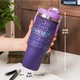 Kubek termiczny Paladone Harry Potter Hogwarts Spells z górnym uchwytem 900 ml (PP15887HP) (5056577774948) - obraz 2