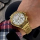 Наручний годинник Forsining 6914 Gold-White Steel - изображение 4