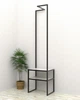 Вешалка для одежды с полками в стиле лофт EcoLoft Сиверо DSP-1518-2 - изображение 2